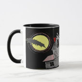 Spuk Haus Vollmond und Bat Tasse (Links)
