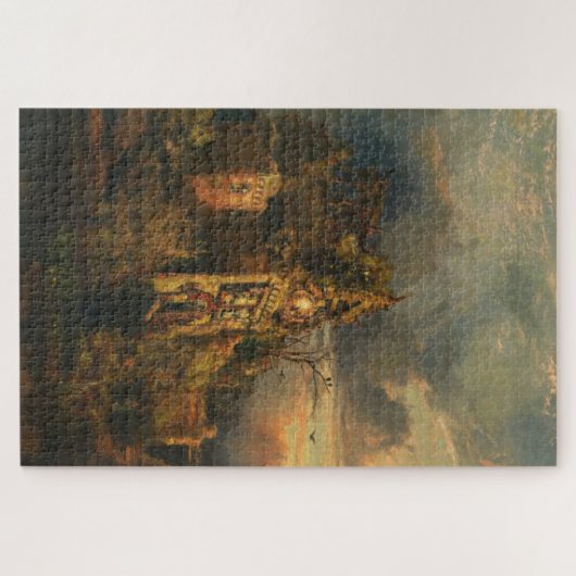 Spuk Haus (von Thomas Moran) Puzzle (Horizontal)