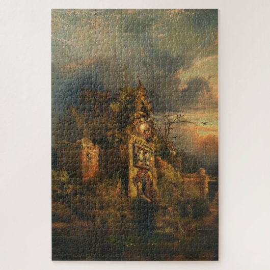Spuk Haus (von Thomas Moran) Puzzle (Vertikal)