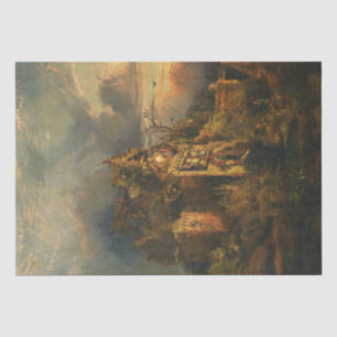 Spuk Haus (von Thomas Moran) Seidenpapier