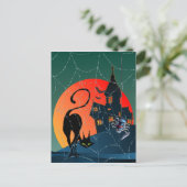 SPUK HAUS, WEB & CAT VON SHARON SHARPE POSTKARTE (Stehend Vorderseite)