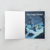 Spuk Haus willkommen gotische halloween Fantasy Ar Karte (Innenseite)