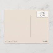 Spuk Haus zu Halloween Postkarte (Rückseite)