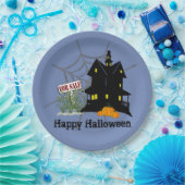 Spuk Haus zum Verkauf Pappteller (Party)