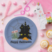 Spuk Haus zum Verkauf Pappteller (Party)