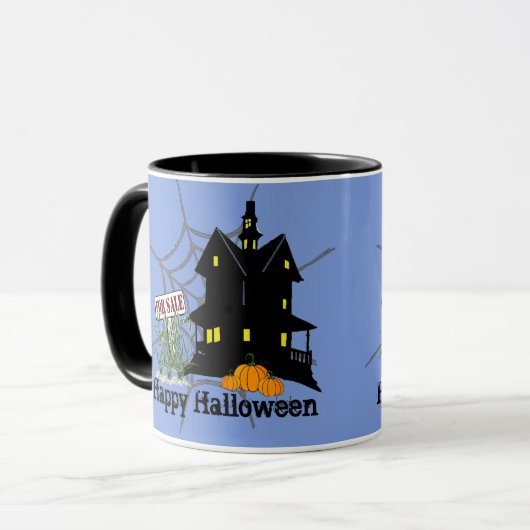 Spuk Haus zum Verkauf Tasse (Vorderseite Links)