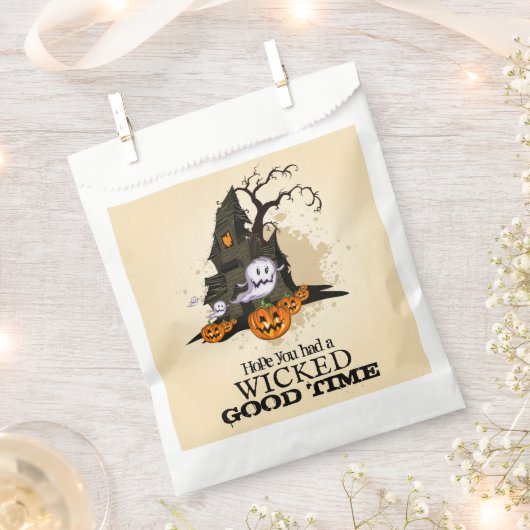 Spuk Haus zur guten Zeit Geschenktütchen (Ausgeschnitten)