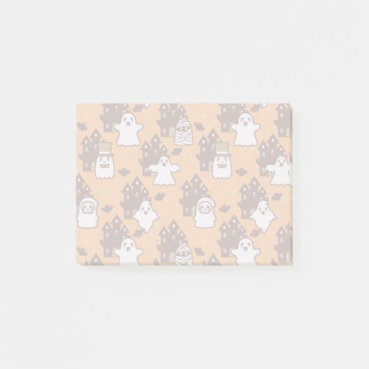 Spuk Häuser Halloweens Post-it Klebezettel (Vorderseite)