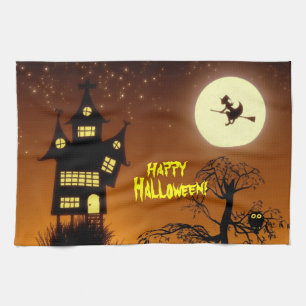 Spuk HausHalloween Küchentuch