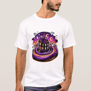 Spuk HausHalloween Niedliche Geister & Bat T-Shirt