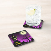 Spuk HausHalloween Untersetzer (Rechte Seite)