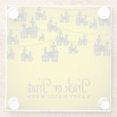 Spuk Haussaite Glasuntersetzer (Rückseite)