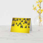Spuk Haussaite Karte (Gelbe Blume)