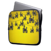 Spuk Haussaite Laptopschutzhülle (Vorderseite Links)