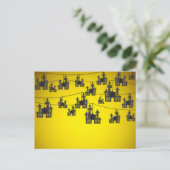 Spuk Haussaite Postkarte (Stehend Vorderseite)