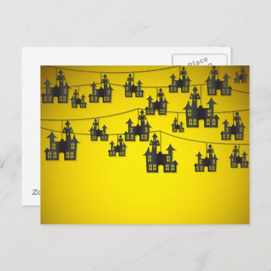 Spuk Haussaite Postkarte (Vorne/Hinten)