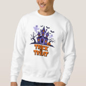 Spuk Hausspass für Halloween-Leckereien! Sweatshirt (Vorderseite)