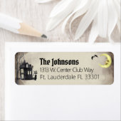 Spuk Haussprechadresse Halloween Black Cat (Insitu)