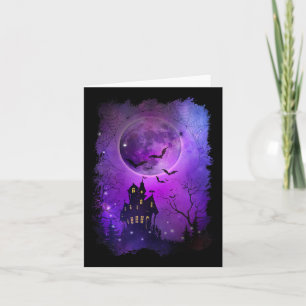 Spuk Haustis und Blütenmond s Karte