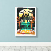 Spuk Hausvorträge Leinwanddruck (Insitu (Holzboden))