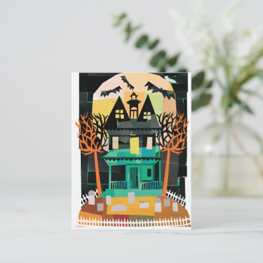 Spuk Hausvorträge Postkarte (Stehend Vorderseite)