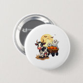 Spuk Hayride Cow Button (Vorne & Hinten)