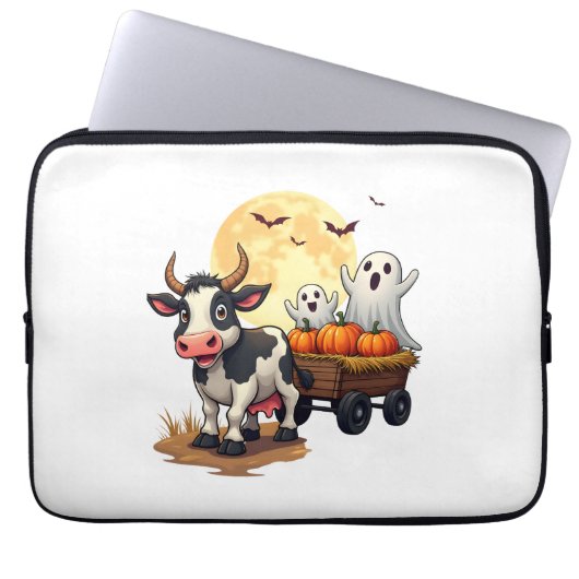 Spuk Hayride Cow Laptopschutzhülle (Vorderseite)