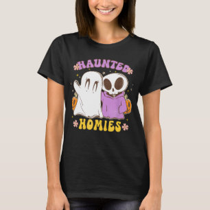Spuk Heime Halloween Mama Geschenk Spooky Jahresze T-Shirt