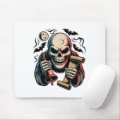 Spuk Herald Skeleton Halloween 1 Mousepad (Mit Mouse)