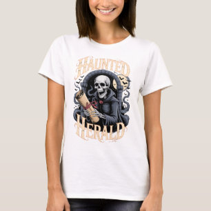Spuk Herald Skeleton Halloween T-Shirt