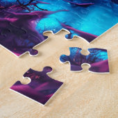 Spuk Herrenhaus | Frohe Halloween Puzzle (Seite)