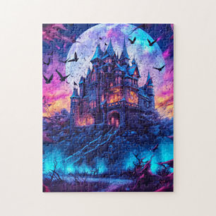 Spuk Herrenhaus   Frohe Halloween Puzzle