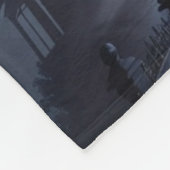 "Spuk Herrenhaus Halloween Fleece Blanket - (Ecke)