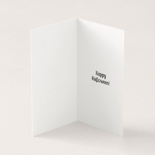 Spuk Herrenhaus Halloween Grußkarte (Innenseite)