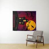 Spuk Herrenhaus Halloween Wandteppich (Beispiel (Horizontal))