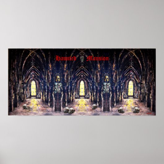 Spuk Herrenhaus Poster (Vorne)