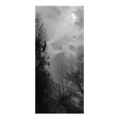 Spuk Himmel mit Ravens Rack Card Vorlage Werbekarte (Vorne)