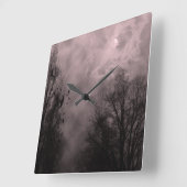 Spuk Himmelsrottmauer Quadratische Wanduhr (Winkel)