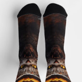 Spuk Hisses: Die finstere Halloween-Katze Socken (Oben)
