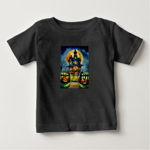 Spuk Hollow und Mond Baby T-shirt