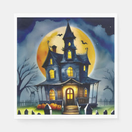 Spuk Hollow und Mond Serviette