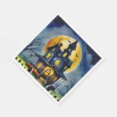 Spuk Hollow und Mond Serviette (Ecke)