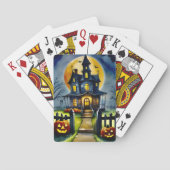 Spuk Hollow und Mond Spielkarten (Rückseite)