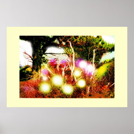 Spuk Holz Poster (Vorne)