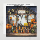 👻 "Spuk Hopfen & Hors d'oeuvres" 🍺 👻 Einladung (Vorne/Hinten)