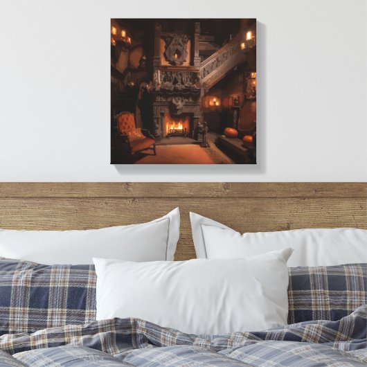 Spuk Horizonte Leinwanddruck (Insitu (Schlafzimmer))