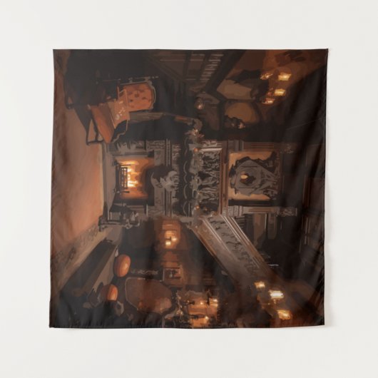 Spuk Horizonte Wandteppich (Vorderseite (Horizontal))