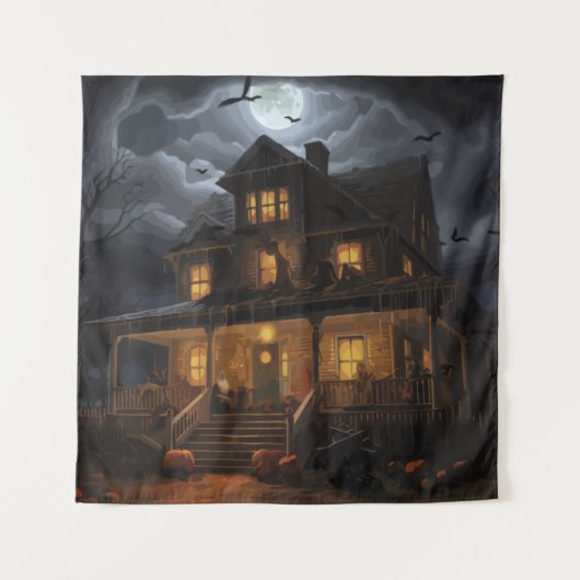 Spuk Horizonte Wandteppich (Vorderseite)