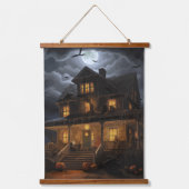 Spuk Horizonte Wandteppich Mit Holzrahmen (Vorderseite)