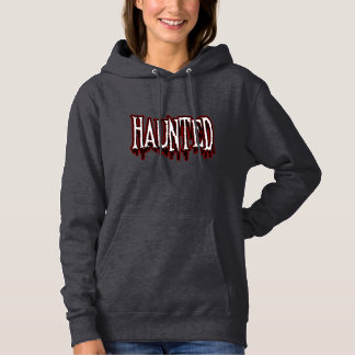 Spuk Horror Tropfen Typografie Hoodie